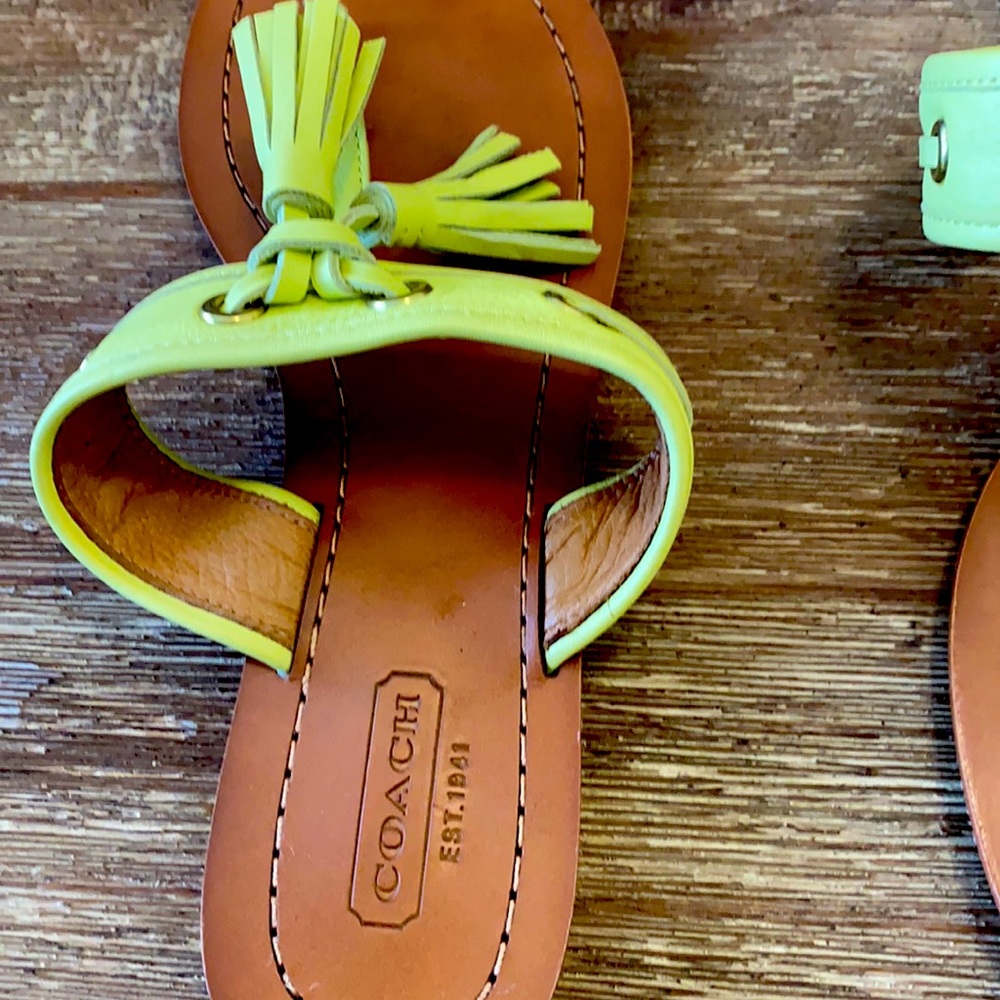 Coach sandals